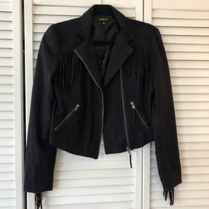Audrey 3+1 Fringe Suede Jacket
